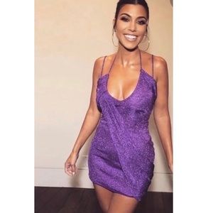 Purple Fashion Nova dress
